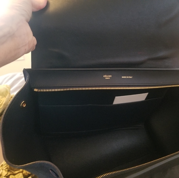 Blue Celine Trapeze Bag - Picture 3 of 8